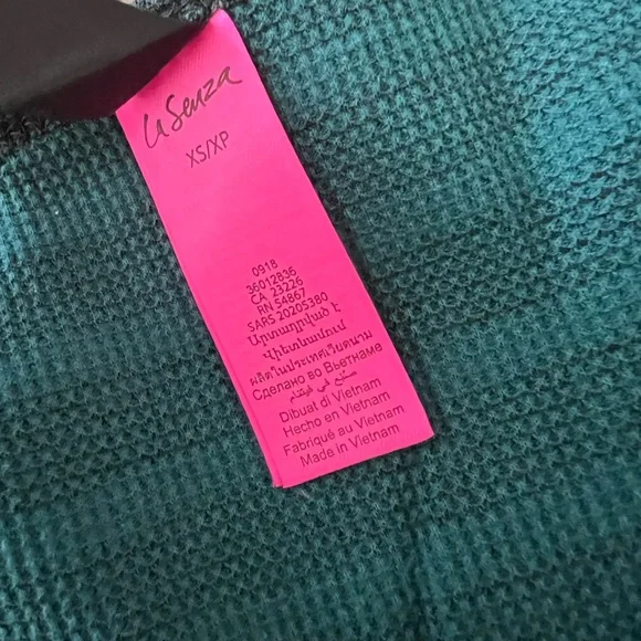 LA SENZA Green Stripe Fitted Stretch Thermal Ribbed PJ Set – XS - Picture 7 of 7